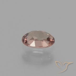 0.41캐럿 천연 히코리 브라운 색상 변경 가넷, 타원형 컷, VS