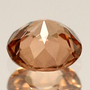 0.45캐럿 천연 오렌지 컬러체인지 가넷, 라운드 컷, 4.59 mm, VS