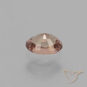 0.43캐럿 천연 히코리 브라운 컬러체인지 가넷, 타원형 컷, 5.1×3.5 mm, VVS-VS