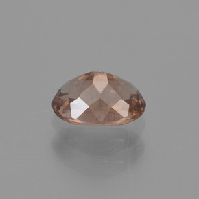 0.73캐럿 천연 미디엄 브라운 컬러체인지 가넷, 타원형 컷, 6.1×4.1 mm, VS