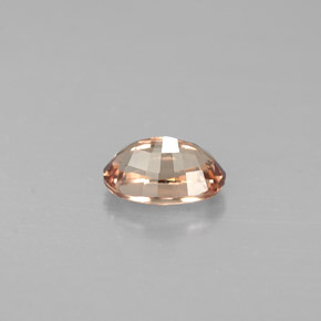0.66캐럿 천연 골든 브라운에서 오렌지 색상 변경 가넷, 타원형 컷, VS