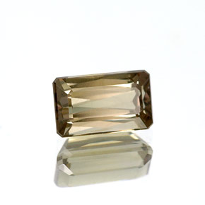 1.26캐럿 천연 녹갈색에서 레드핑크 컬러체인지 가넷, 에메랄드 컷, 7.2×4.4 mm, VVS-VS