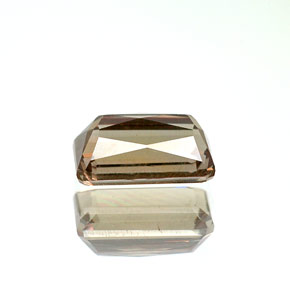 1.26캐럿 천연 녹갈색에서 레드핑크 컬러체인지 가넷, 에메랄드 컷, 7.2×4.4 mm, VVS-VS