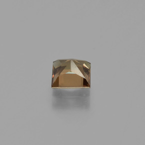 0.72캐럿 천연 골든 브라운에서 핑크 컬러체인지 가넷, 스퀘어, 4.9×4.9 mm, VS