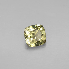 0.71캐럿 천연 녹갈색에서 레드핑크 컬러체인지 가넷, 쿠션 컷, 5.1×5.1 mm, VS