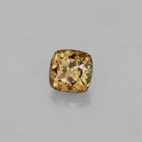 0.90캐럿 천연 녹갈색에서 레드핑크 컬러체인지 가넷, 쿠션 컷, 5.1×5.1 mm, VVS-VS