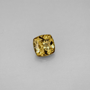 0.83캐럿 천연 골든 브라운에서 오렌지 컬러체인지 가넷, 쿠션 컷, 5.1×5.1 mm, VS