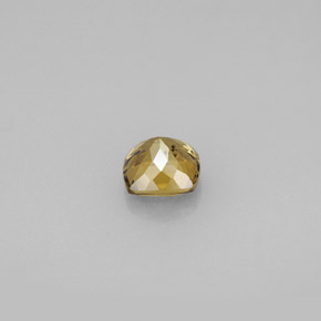 0.83캐럿 천연 골든 브라운에서 오렌지 컬러체인지 가넷, 쿠션 컷, 5.1×5.1 mm, VS