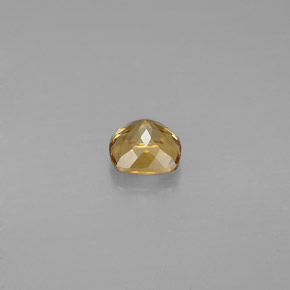 0.81캐럿 천연 골든 브라운에서 오렌지 컬러체인지 가넷, 쿠션 컷, 5.1×5 mm, VS