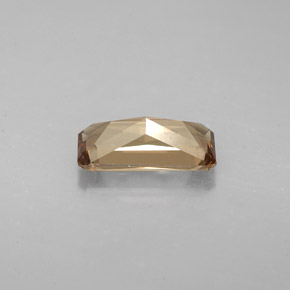 1.44캐럿 천연 골든 브라운에서 오렌지 색상 변경 가넷, 에메랄드 컷, VS