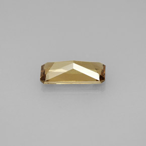 1.21캐럿 천연 녹갈색에서 오렌지 컬러체인지 가넷, 에메랄드 컷, 9×4.3 mm, VS
