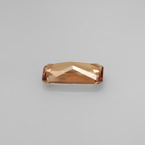 1.26캐럿 천연 골든 브라운에서 핑크 컬러체인지 가넷, 에메랄드 컷, 9×4.5 mm, VS