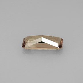 1.21캐럿 천연 갈색빛 로즈에서 레드 컬러체인지 가넷, 에메랄드 컷, 9.1×4.4 mm, VVS-VS