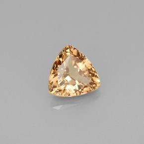 0.86캐럿 천연 골든 브라운에서 오렌지 컬러체인지 가넷, 트릴리언, 6×5.9 mm, VS