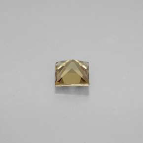 0.49캐럿 천연 녹갈색에서 오렌지 컬러체인지 가넷, 스퀘어, 4.2×4.2 mm, VVS-VS