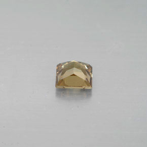 0.50캐럿 천연 골든 브라운에서 오렌지 컬러체인지 가넷, 스퀘어, 4.2×4.2 mm, VVS-VS
