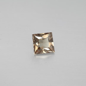 0.49캐럿 천연 라이트 브라운 컬러체인지 가넷, 스퀘어, 4.4×4.3 mm, VS