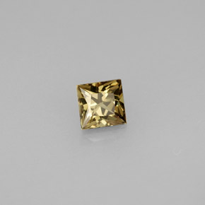 0.54캐럿 천연 녹갈색에서 레드핑크 컬러체인지 가넷, 스퀘어, 4.2×4.2 mm, VS