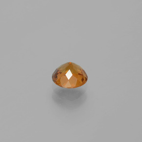 0.86캐럿 천연 오렌지 컬러체인지 가넷, 라운드 컷, 5.47 mm, VVS-VS