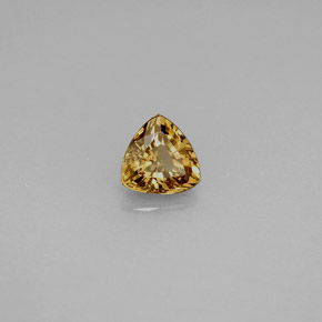 0.68캐럿 천연 골든 브라운에서 오렌지 컬러체인지 가넷, 트릴리언, 5.4×5.3 mm, VVS-VS
