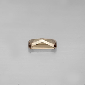 0.60캐럿 천연 골든 브라운에서 핑크 컬러체인지 가넷, 에메랄드 컷, 7×3.5 mm, VS