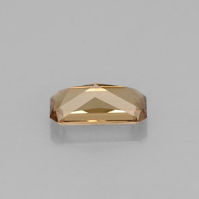 0.80캐럿 천연 골든 브라운에서 오렌지 색상 변경 가넷, 에메랄드 컷, VVS-VS