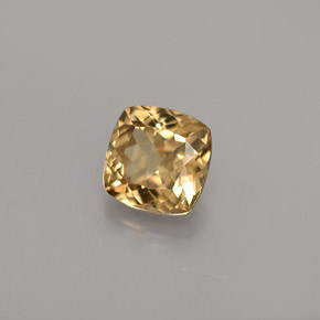 0.76캐럿 천연 골든 브라운에서 오렌지 컬러체인지 가넷, 쿠션 컷, 5.1×5 mm, VVS-VS
