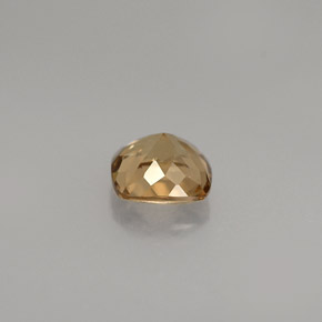 0.76캐럿 천연 골든 브라운에서 오렌지 컬러체인지 가넷, 쿠션 컷, 5.1×5 mm, VVS-VS