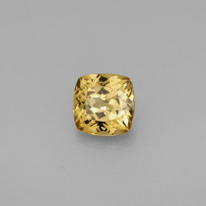 0.76캐럿 천연 골든 브라운에서 오렌지 색상 변경 가넷, 쿠션 컷, VS