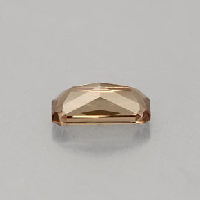 0.76캐럿 천연 녹갈색에서 레드핑크 컬러체인지 가넷, 에메랄드 컷, 7×3.5 mm, VS