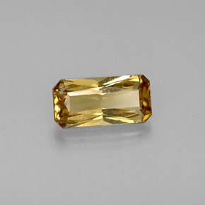 0.74캐럿 천연 녹갈색에서 레드핑크 컬러체인지 가넷, 에메랄드 컷, 7.1×3.5 mm, VVS-VS