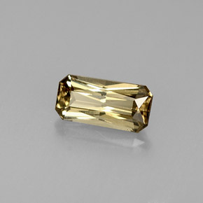 0.67캐럿 천연 녹갈색에서 레드핑크 컬러체인지 가넷, 에메랄드 컷, 7×3.5 mm, VVS-VS