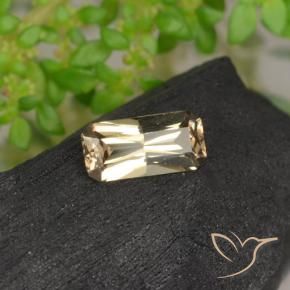 0.65캐럿 천연 금 색상 변경 가넷, 에메랄드 컷, VVS