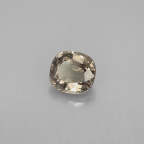 1.30캐럿 천연 그린 브라운에서 레드 핑크 색상 변경 가넷, 쿠션 컷, VS