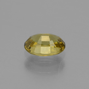 0.66캐럿 천연 그린에서 오렌지 컬러체인지 가넷, 타원형 컷, 6×4 mm, VVS-VS