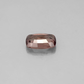 0.76캐럿 천연 미디엄 브라운 컬러체인지 가넷, 쿠션 컷, 6.4×4.5 mm, VVS-VS