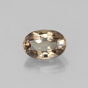0.79캐럿 천연 그린에서 레드핑크 컬러체인지 가넷, 타원형 컷, 6.1×4.2 mm, VVS