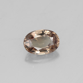0.70캐럿 천연 그린에서 레드핑크 컬러체인지 가넷, 타원형 컷, 6×4.2 mm, VVS