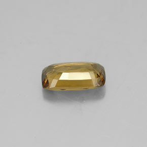 1.11캐럿 천연 골든 브라운 컬러체인지 가넷, 쿠션 컷, 7.8×4.8 mm, VVS-VS