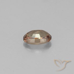 0.63캐럿 천연 골드 컬러체인지 가넷, 타원형 컷, 6×4.1 mm, VVS-VS