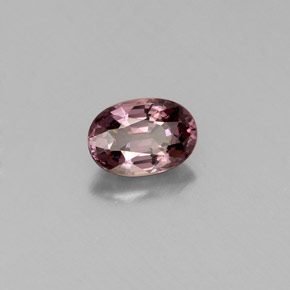 0.62캐럿 천연 퍼플에서 레드 핑크 컬러체인지 가넷, 타원형 컷, 5.9×4.1 mm, VVS-VS