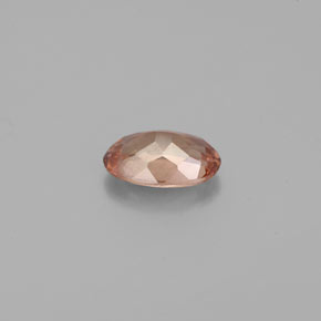 0.55캐럿 천연 핑크빛 로즈에서 오렌지 컬러체인지 가넷, 타원형 컷, 6.1×4 mm, VS-SI
