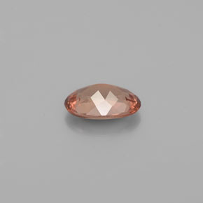 0.55캐럿 천연 핑크빛 로즈에서 오렌지 컬러체인지 가넷, 타원형 컷, 6.1×4.1 mm, VS
