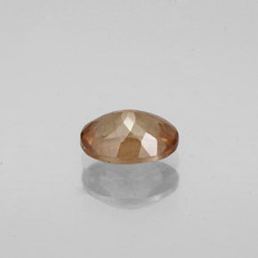 1.07캐럿 천연 골든 브라운 컬러체인지 가넷, 타원형 컷, 7.1×5.1 mm, VS-SI