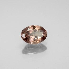 1.10캐럿 천연 미디엄 브라운 컬러체인지 가넷, 타원형 컷, 7.2×5.1 mm, VS