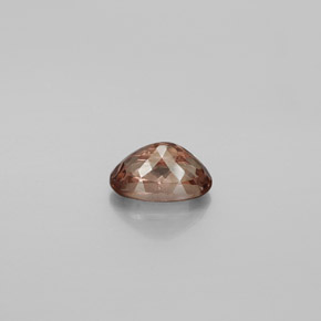 1.68캐럿 천연 골든 브라운에서 오렌지 컬러체인지 가넷, 타원형 컷, 8.2×5.2 mm, VS