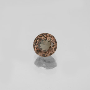 0.75캐럿 천연 갈색빛 로즈에서 레드 컬러체인지 가넷, 라운드 컷, 5.04 mm, VS