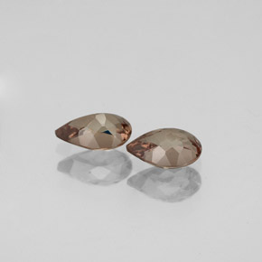 캐럿 천연 골든 브라운에서 오렌지 컬러체인지 가넷 보석, 배 모양, 6.2×4.1 mm, VVS