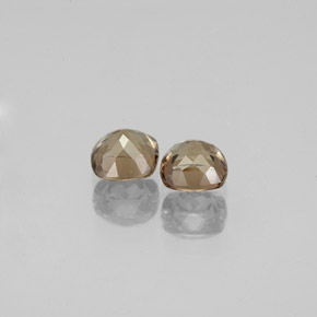 캐럿 천연 골든 브라운에서 오렌지 컬러체인지 가넷 보석, 쿠션 컷, 4.6×4.6 mm, VS