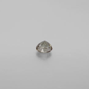 0.38캐럿 천연 골든 브라운에서 오렌지 컬러체인지 가넷, 라운드 컷, 4.09 mm, VS